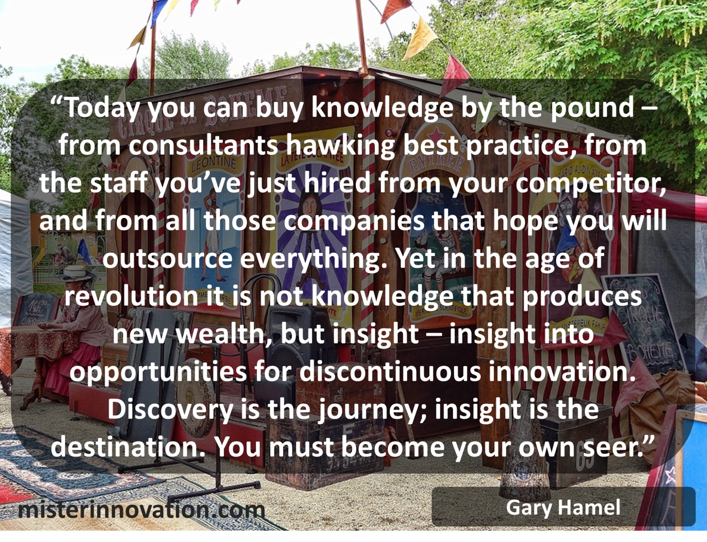 Gary Hamel Discovery and Insight