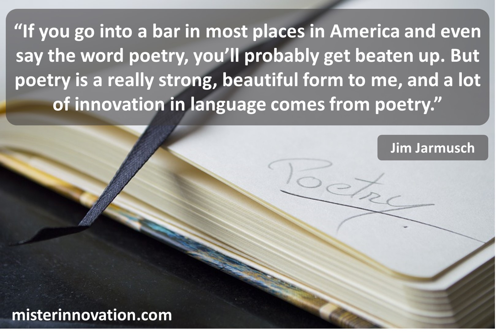 Jim Jarmusch Poetry