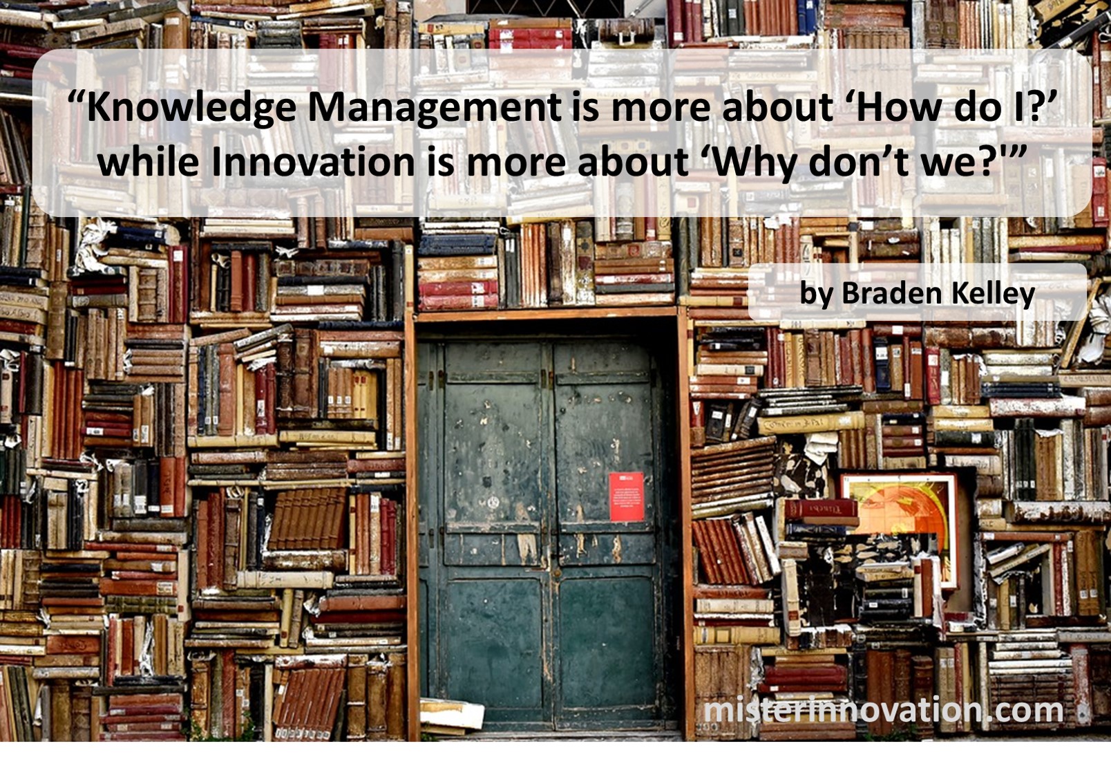 Knowledge Management vs Innovation