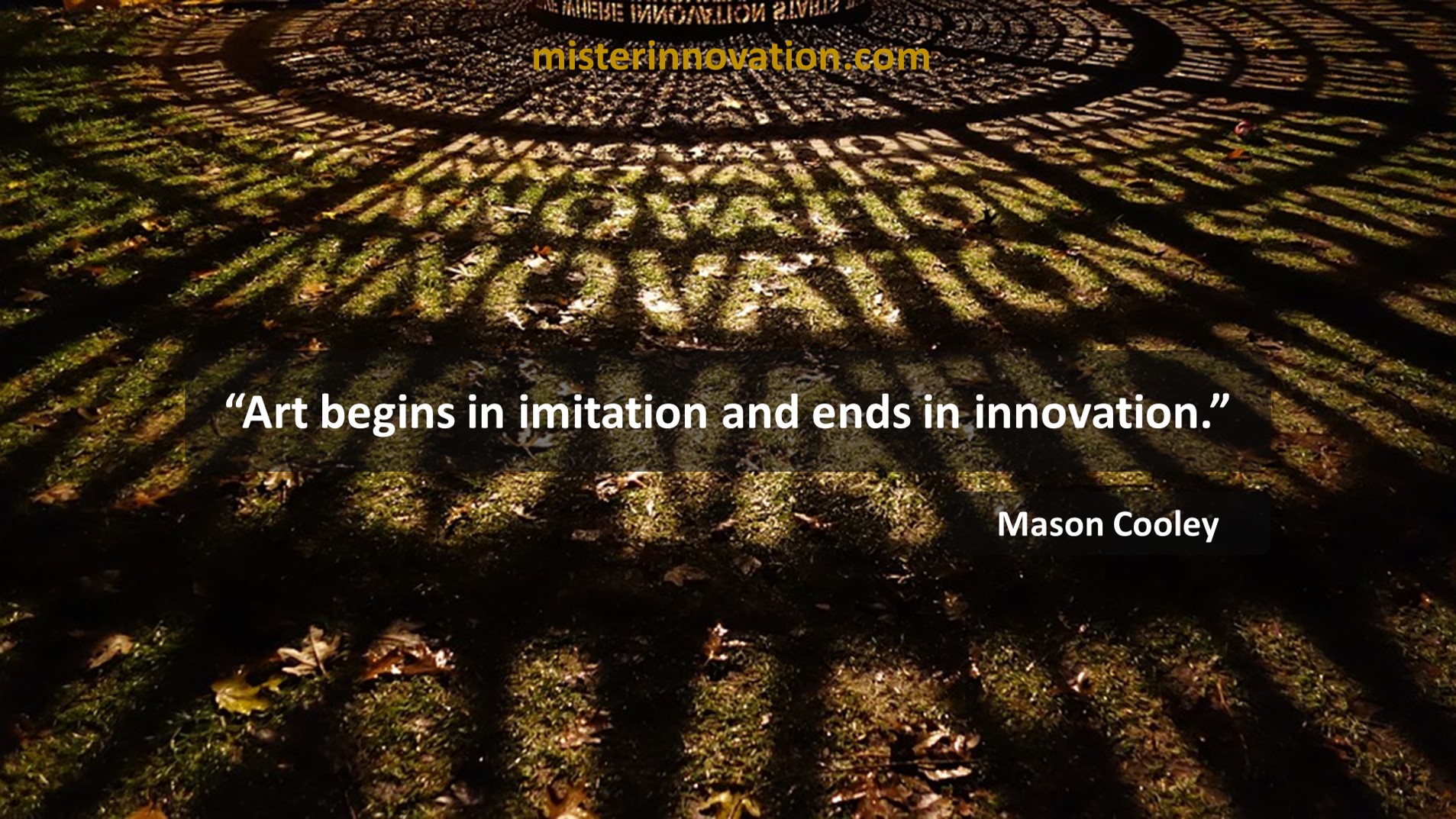 Mason Cooley Art Imitation and Innovation