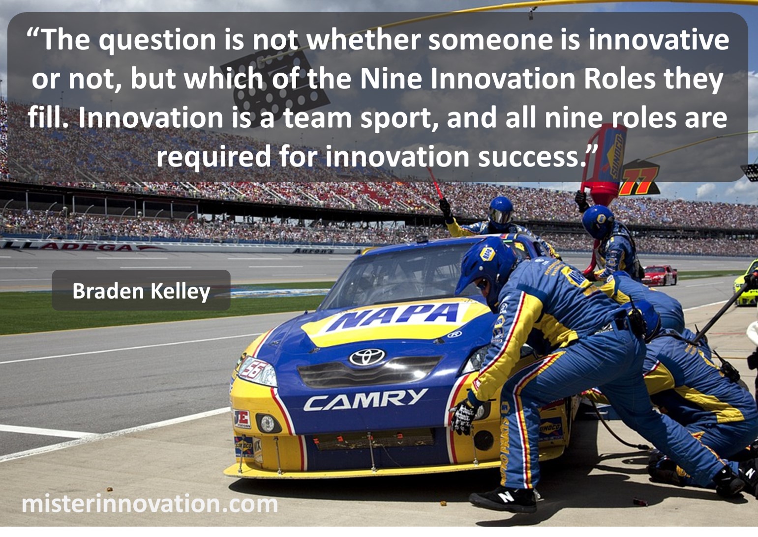 Nine Innovation Roles Team Sport