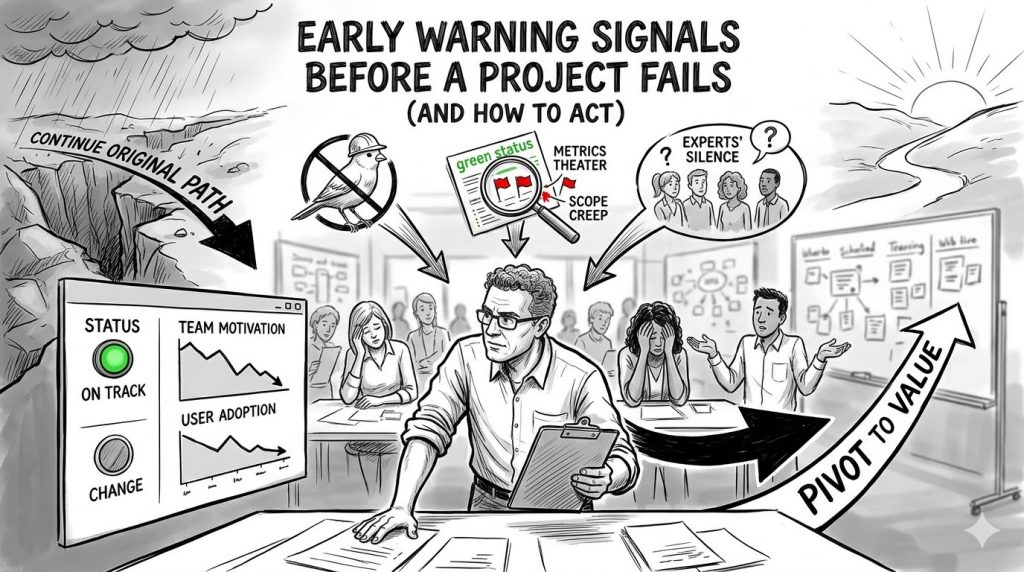 Early Warning Signals Before a Project Fails