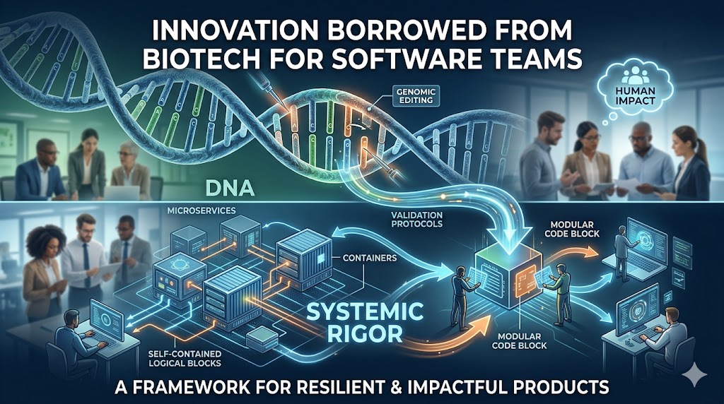 Innovation Borrowed from Biotech for Software Teams