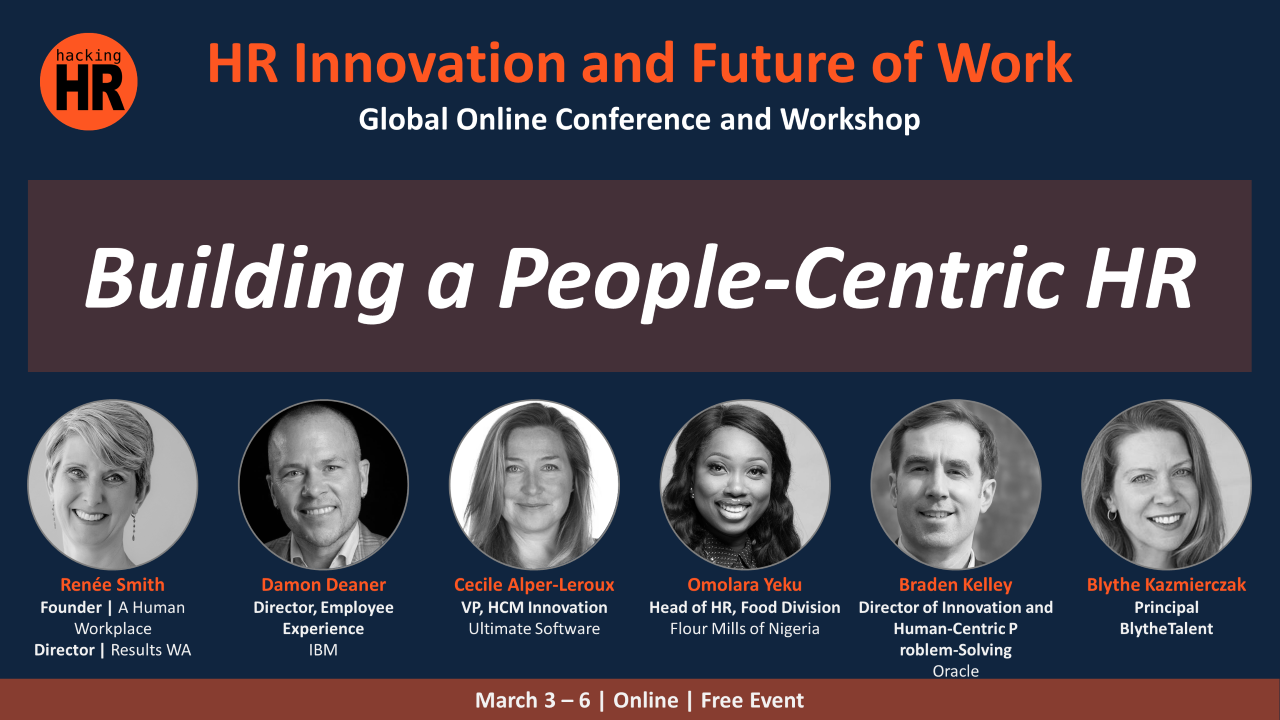 Join Me Online at the Hacking HR Innovation Conference - Building a People-Centric HR