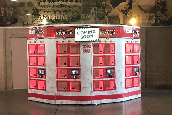 Food Lockers with Mobile Ordering at Ballparks