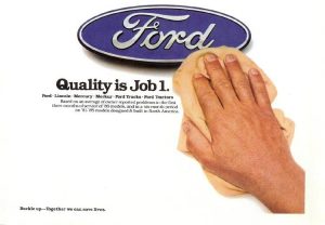 Ford Quality is job one