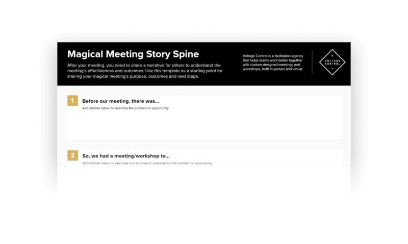 Voltage Control Magical Meetings Story Spine