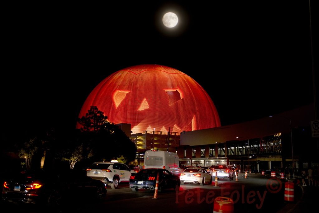 Las Vegas Sphere Halloween