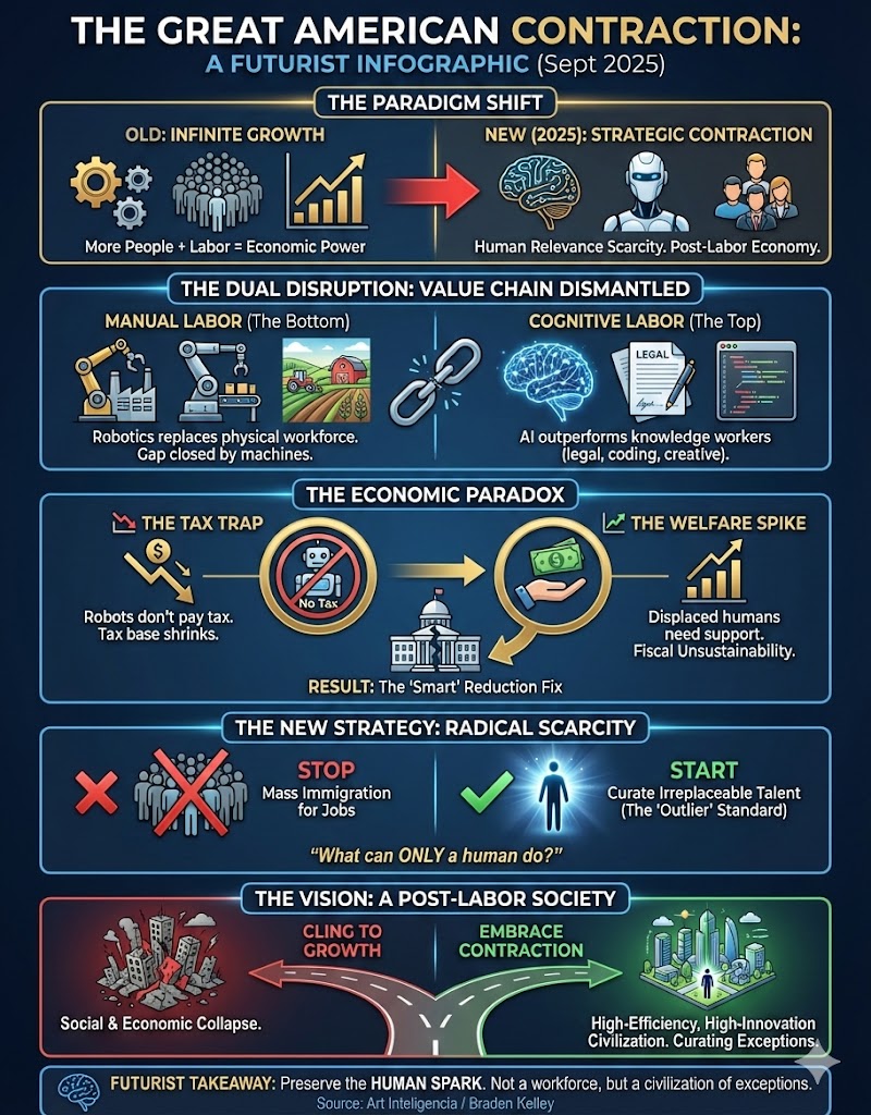 The Great American Contraction Infographic