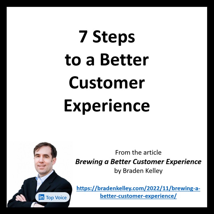 Seven Steps to a Better Customer Experience