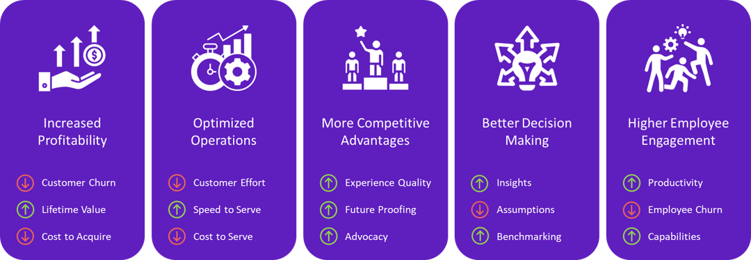ROI of Experience Audits — Profitability, Operations, Competitive Advantage, Decision Making, Employee Engagement