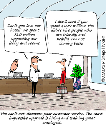 Instant Gratification Shep Hyken Cartoon