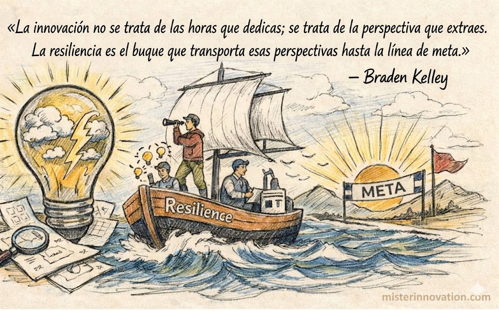 Cita sobre perspectivas de resiliencia en la innovación