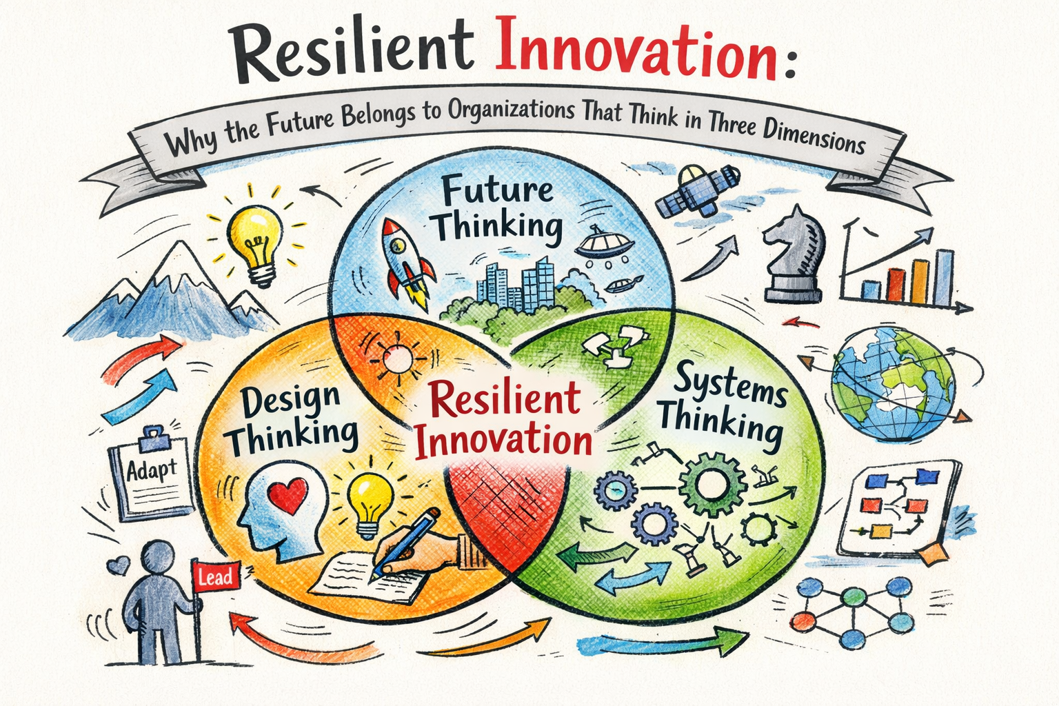 Why the Future Belongs to Organizations That Think in Three Dimensions