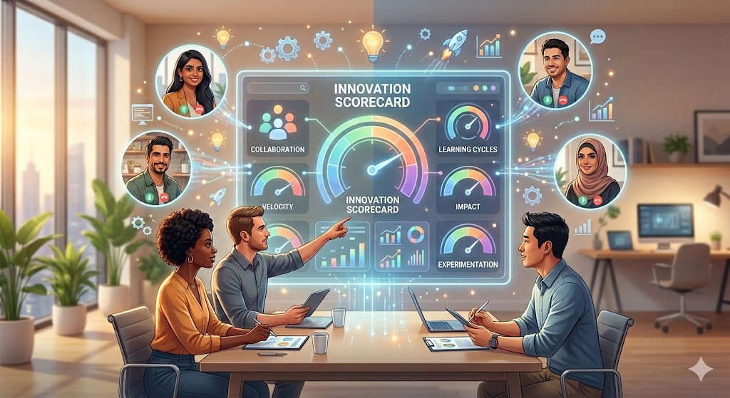 Innovation Scorecards Tailored for Hybrid Work Teams
