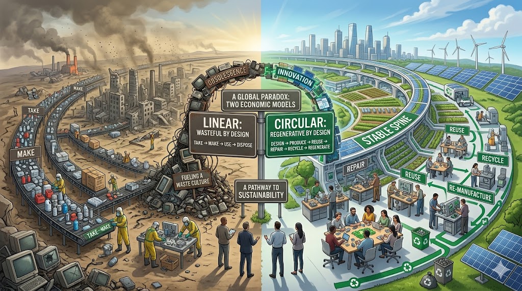 Linear versus Circular Economy