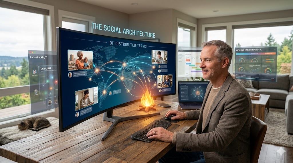 Designing Distributed Team Social Architecture 