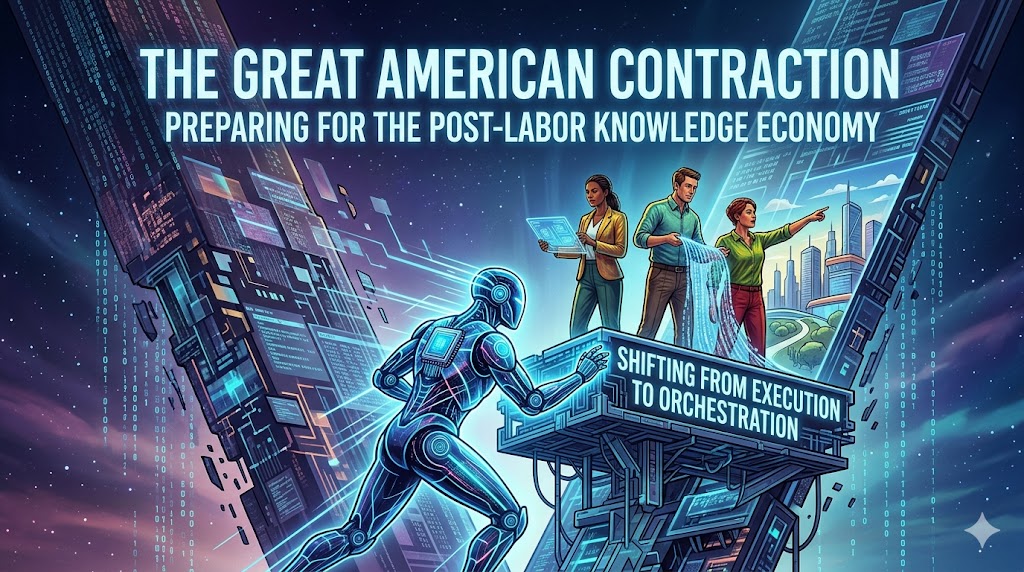 The Great American Contraction - Preparing for the Post-Labor Knowledge Economy