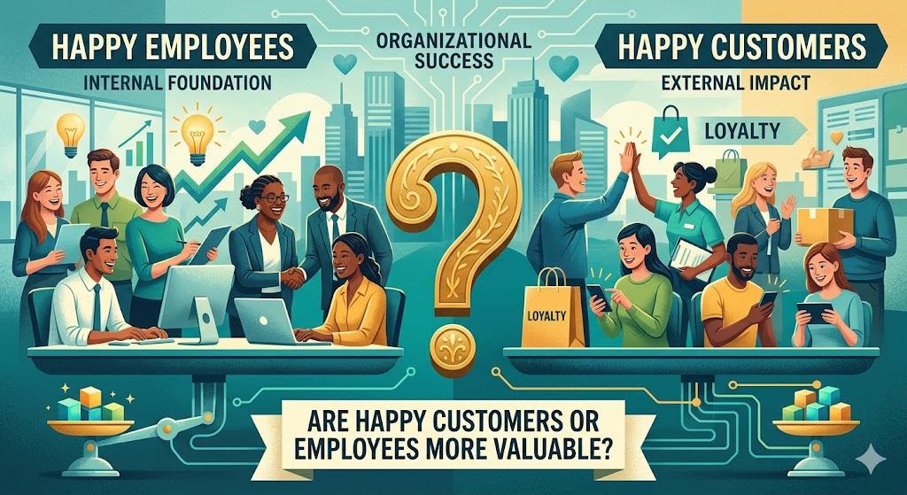 Are Happy Customers or Employees More Valuable?