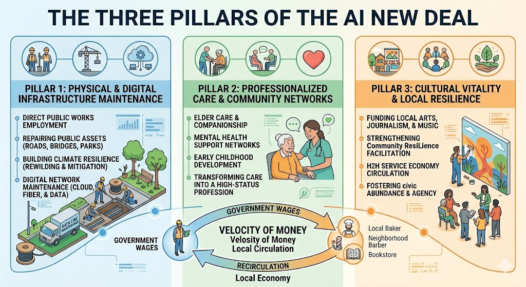Three Pillars of AI New Deal