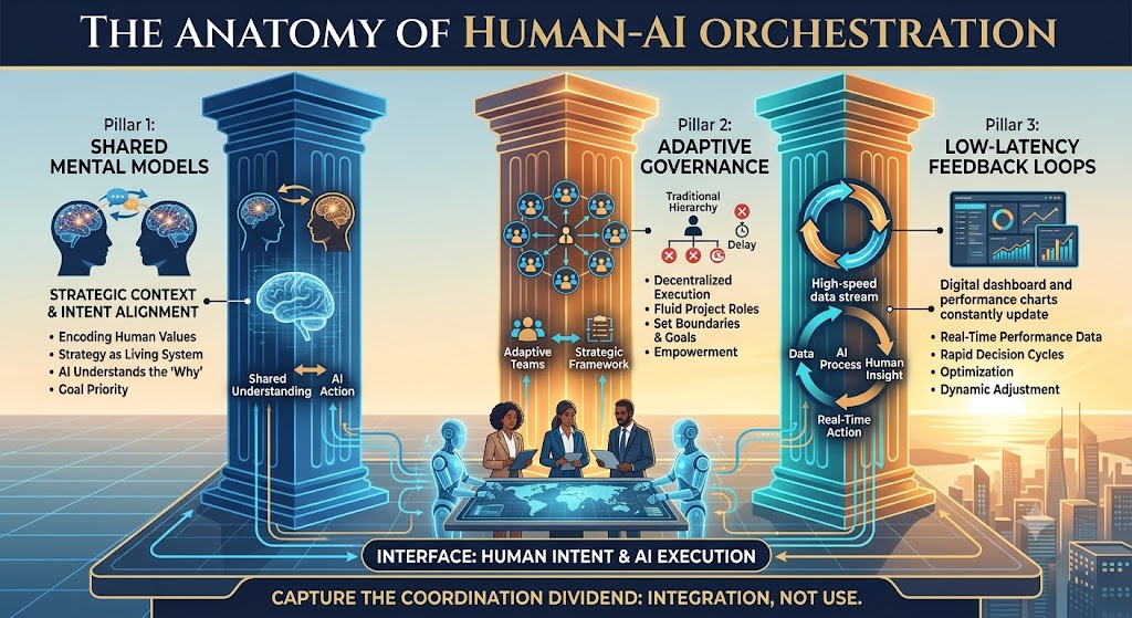The Anatomy of Human-AI Orchestration