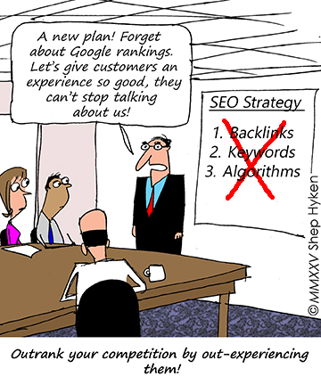 De-Googlize Your Company Shep Hyken Cartoon