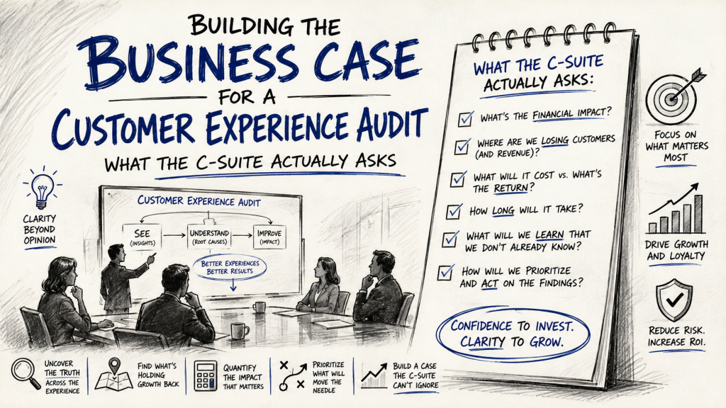 Building the Business Case for a Customer Experience Audit