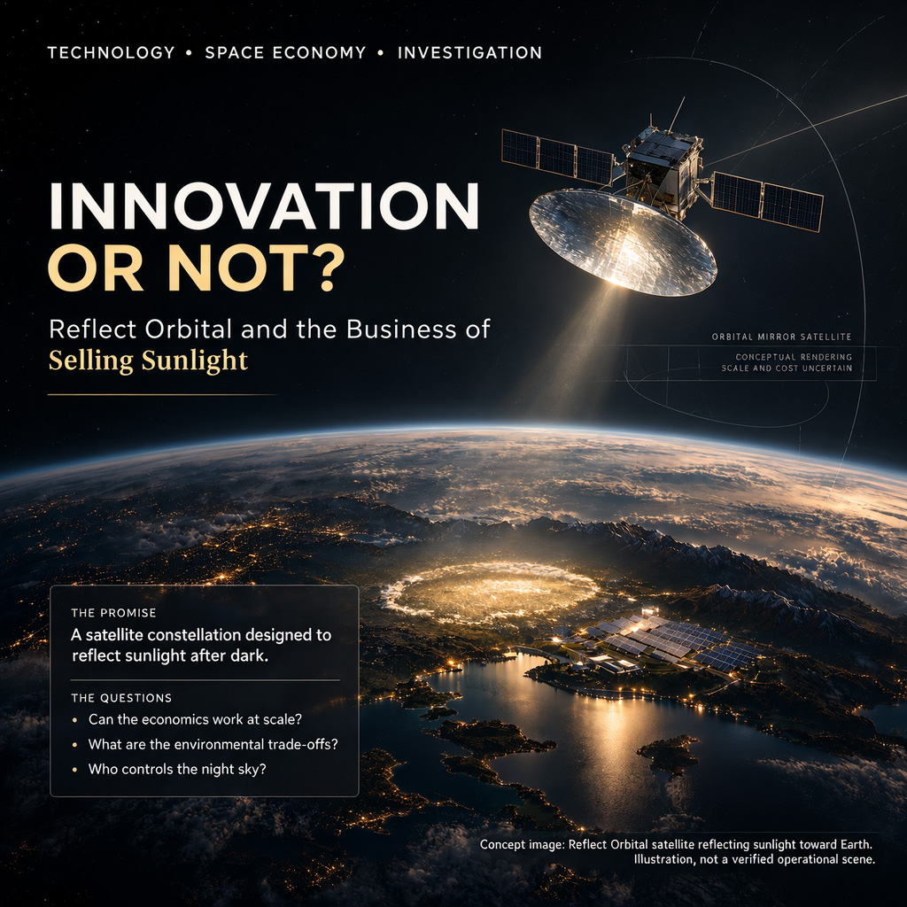 Innovation or Not? Reflect Orbital and the Business of Selling Sunlight